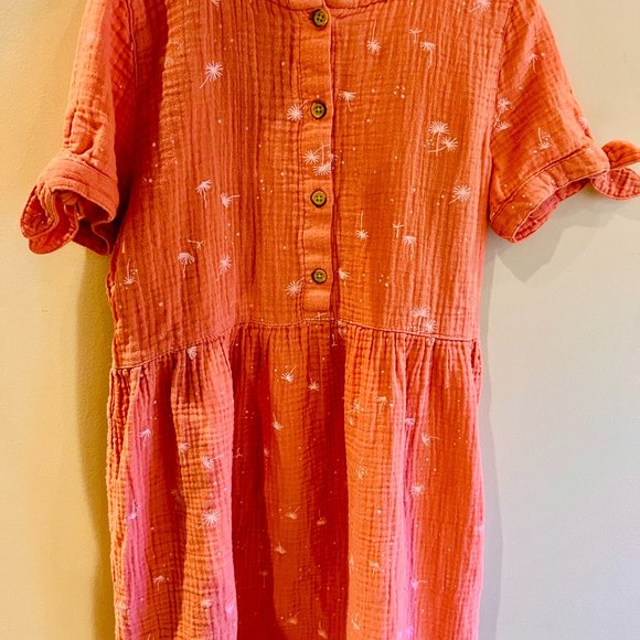 Pink Jo Fresh dress 100% cotton - looks like linen - Picture 3 of 3